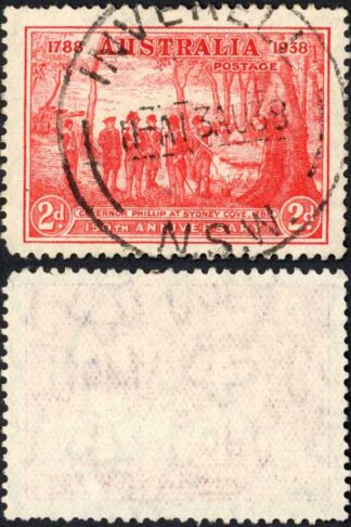 Australia SGSG193a 2d New South Wales MAN with TAIL Flaw