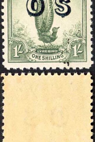 Australia SGO136 1/- Opt OS CTO (U/M)