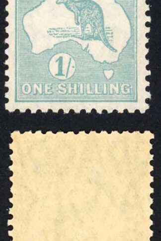 Australia SG109 1/- Blue Green Maroon CTO U/M