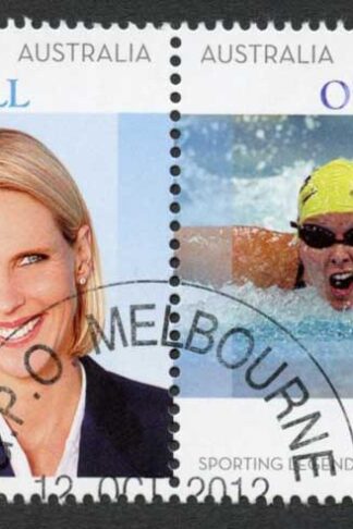 Australia SG3876a 2012 Sporting Legends Pair Fine Used