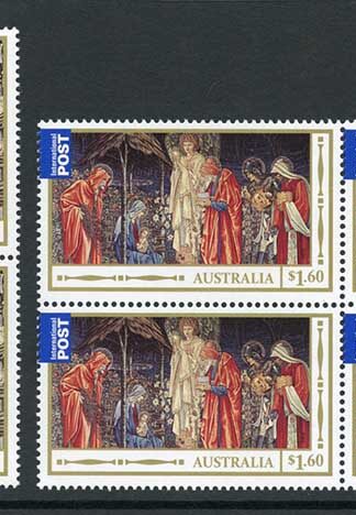 Australia SG3882/3 2012 Christmas 1st Issue Set in Blocks of 4 U/M