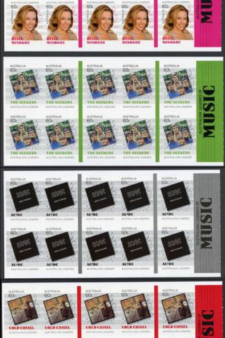 Australia SG3907a/16a 2013 Australian Legends 17th Series Set Booklet Panes U/M