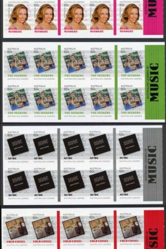 Australia SG3907a/16a 2013 Australian Legends 17th Series Set Booklet Panes U/M