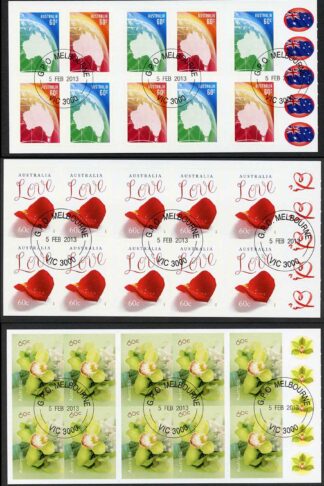 Australia SG3923a/8a 2013 Special Occasion Self Adhesive Booklet Pane Used