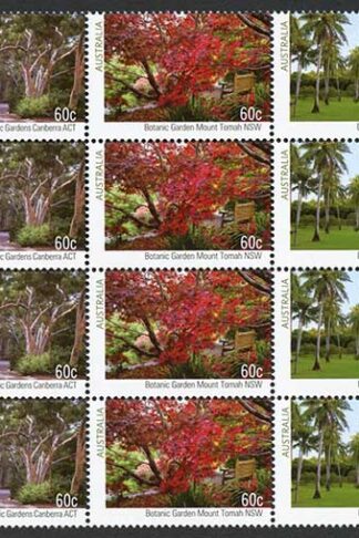 Australia SG3973/7 2013 Botanic Gardens Set Block of 20 U/M