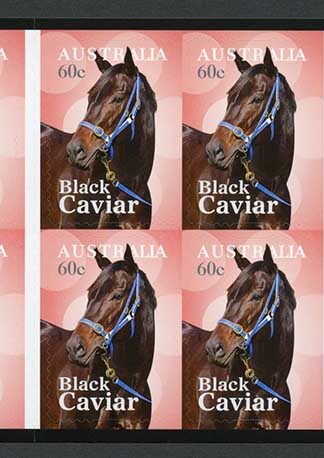 Australia SG3988a 2013 Black Caviar Self Adhesive Booklet Pane U/M