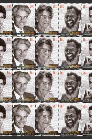 Australia SG4017/21 2013 Indigenous Leaders Block of 20 U/M