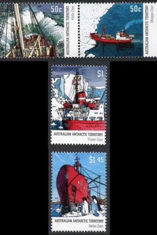 AAT SG160a-3 Antarctic Supply Ships set of 4 U/M