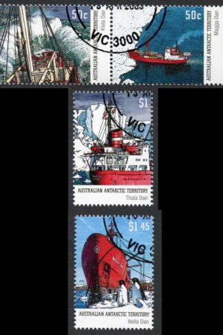 AAT SG160a-3 Antarctic Supply Ships set of 4 Fine used