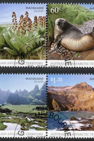 AAT SG193a-5a Macquarie Island set of 4 Fine Used