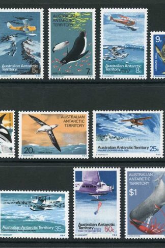 AAT SG23-34 Wildlife and Aviation definitive set of 12 U/M