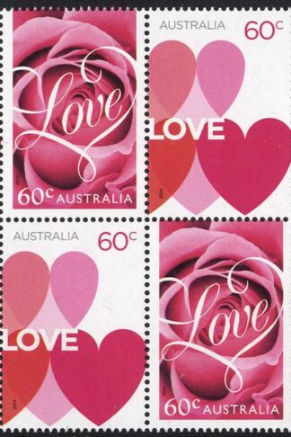 Australia SG4126a Special Occasions 2014 Romance pair U/M BLOCK