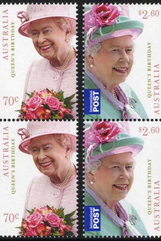 Australia SG4141-2 Queens Birthday 2014 set in U/M Blocks