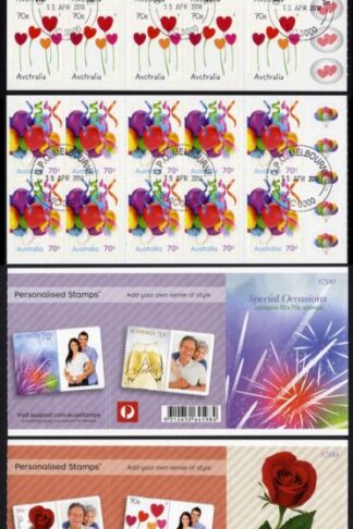 Australia SG4155a-61a Special Occasions 2014 set of 7 booklet panes Fine Used