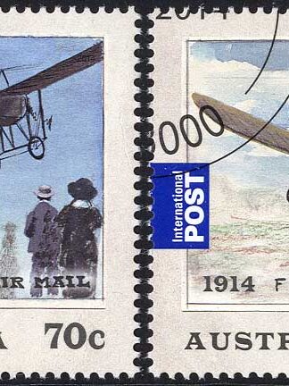 Australia SG4190-1 100th Anniversary of First Air Mail set Fine Used