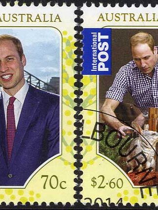 Australia SG4193-4 Royal Visit 2014 set Fine Used