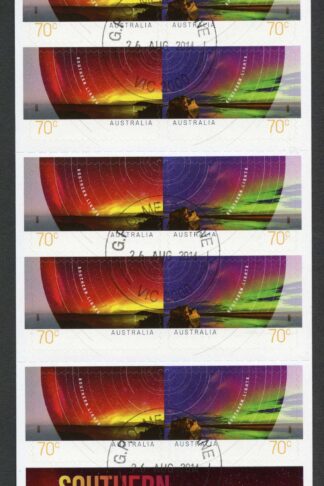 Australia SG4231a Southern Lights booklet pane (SB482) Fine used