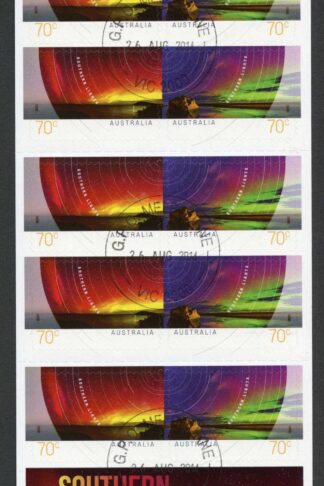 Australia SG4231a Southern Lights booklet pane (SB482) Fine used