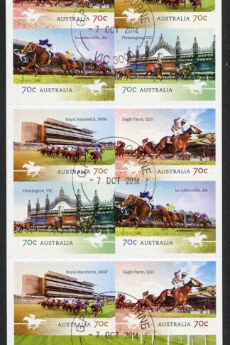 Australia SG4266b Australian Racecourses booklet pane (SB486) Fine Used
