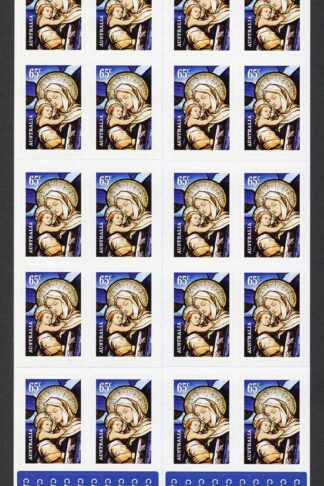 Australia SG4282a Christmas 2014 Mary and Baby Jesus booklet pane (SB488) U/M