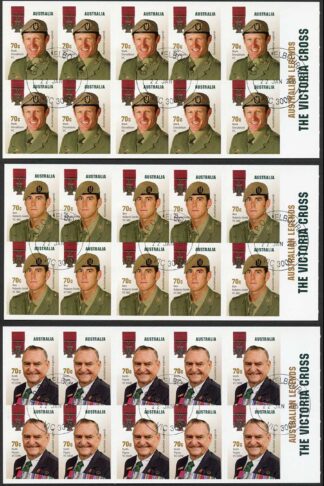 Australia SG4310a-4a The Victoria Cross 5 x booklet panes (SB492-6) Fine Used