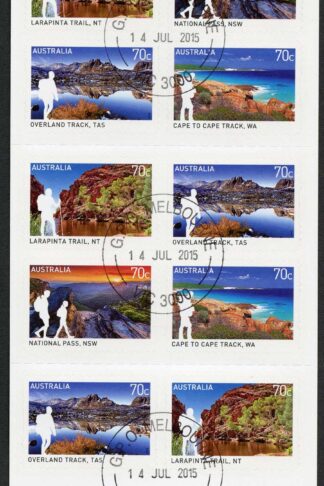 Australia SG4401b Great Australian Walks booklet (SB509) pane Fine used