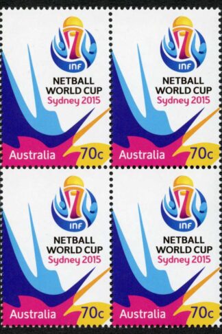 Australia SG4405 70c Netball World Cup Sydney 2015 U/M Block