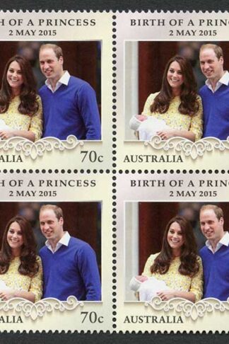 Australia SG4418a 70c Birth of a Princess Booklet Pane Fine used