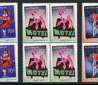 Australia SG4419-21 Signs of the Times set of 3 in U/M Blocks