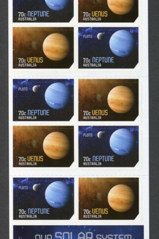 Australia SG4442a Our Solar System Booklet Pane used