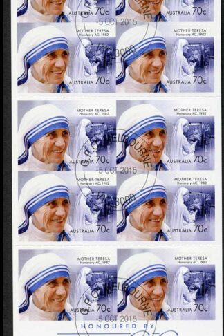 Australia SG4450a-52a Honoured by Australia set of 3 booklet panes Fine used