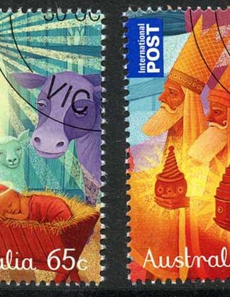Australia SG4471-2 Christmas 2015 Nativity Scenes set Fine used