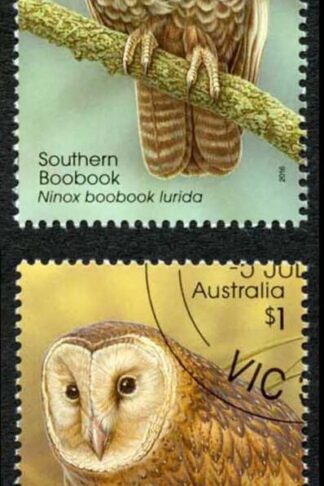 Australia SG4590-3 Owls of Australia set of 4 Fine used