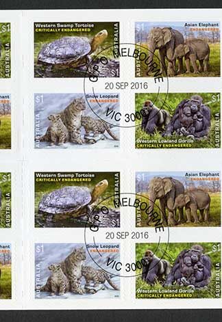 Australia SG4638b 20 Dollars Stamp Collecting Month 2016 booklet pane Fine Used