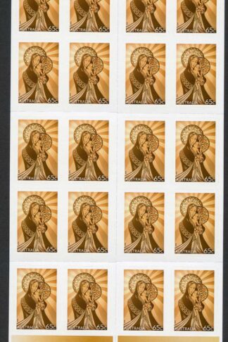 Australia SG4663a Mary and Baby Jesus booklet (SB563) pane Fine Used