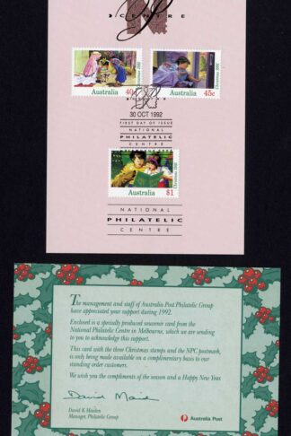 Australia SG1383-5 Christmas 1992 set of 3 on presentation card