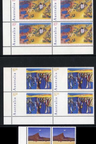 Australia SG1435-8 Landscape Paintings set in U/M Blocks