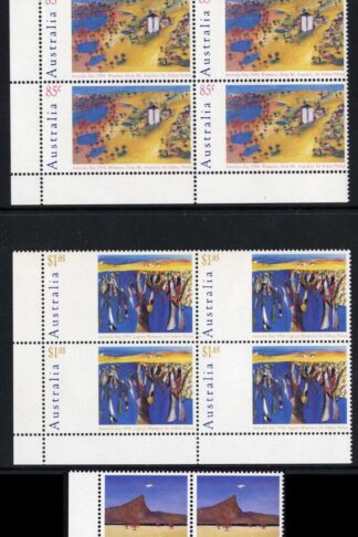 Australia SG1435-8 Landscape Paintings set in U/M Blocks