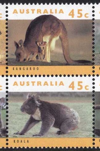 Australia SG1453a Australian Wildlife (2nd series) block of 6 type I U/M