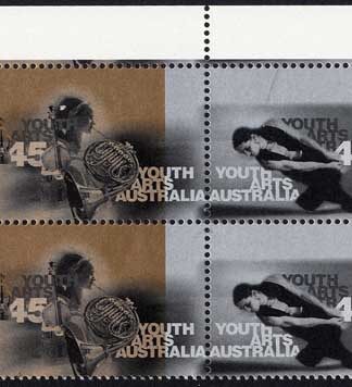 Australia SG1798a Youth Arts in U/M Block