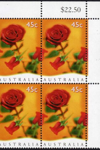 Australia SG1665 45c St Valentines Day in a U/M Block