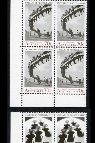 Australia SG1291a-4 150 Years of Photography in Australia set in U/M Blocks
