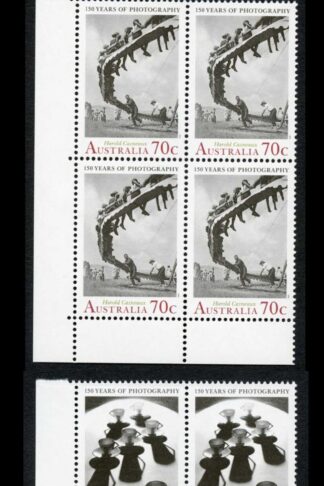 Australia SG1291a-4 150 Years of Photography in Australia set in U/M Blocks