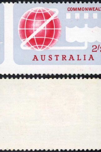 Australia BW 411c Dark Blue and Black omitted (soiled as always) Cat 1500 Dolla