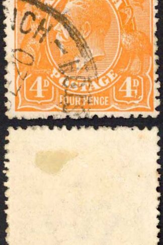 Australia BW110 (2) f 4d Orange Weeping Right Hand 4