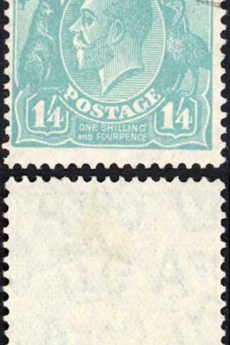 Australia SG131 1/4 Turquoise Wmk C of A CTO (no gum)