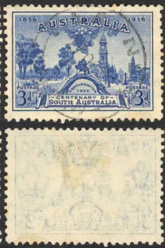 Australia SG161/3 Set 3d tone spot 1/- SUPERB used Cat 17 pounds