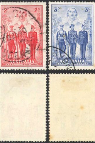 Australia SG196/9 Set (3d tone spots) Fine used Cat 40 pounds