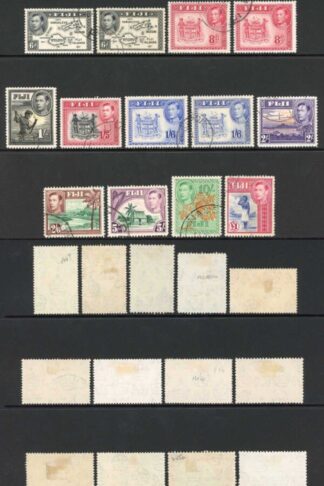 Fiji SG249/66b Set with all perfs and types Superb used Cat 252.30 pounds