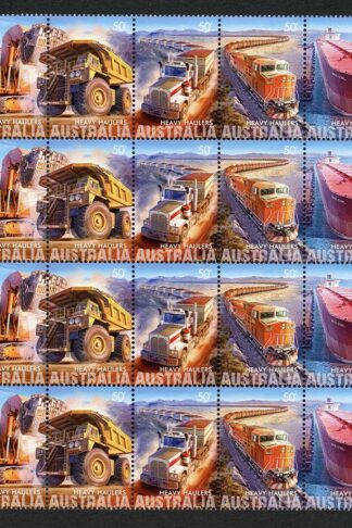 Australia SG2967a 2008 Heavy Haulers Set Block of 20 U/M